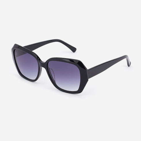 Angular Square bevel Acetate Women's Sunglasses 21A8092